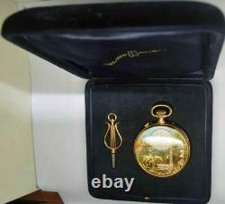 VTG Charles REUGE Gold Plated Musical Pocket watch. Cal 5261. Excellent Conditi