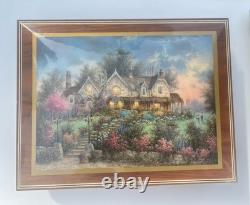 VTG Ercolano Italy Music Box Brenda Burke Art REUGE Swiss Movement 7x10 Large