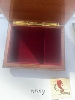 VTG Ercolano Italy Music Box Brenda Burke Art REUGE Swiss Movement 7x10 Large