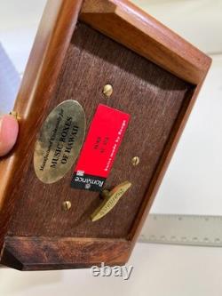 VTG Music Box Reuge Hawaii 2006 Kaida Romance Hyatt Waikiki Island Gift DS68