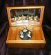 VTG REUGE SWISS JEWELRY MUSIC BOX w 3 DANCING COUPLES INVITATION TO THE DANCE