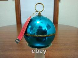 VTG REUGE Swiss Made St Croix Aqua Musical Ball Ornament Musical TESTED #450