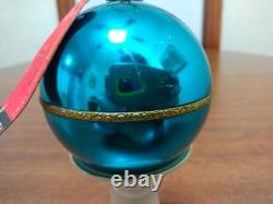 VTG REUGE Swiss Made St Croix Aqua Musical Ball Ornament Musical TESTED #450