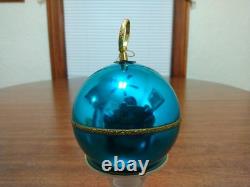 VTG REUGE Swiss Made St Croix Aqua Musical Ball Ornament Musical TESTED #450