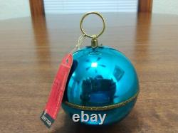 VTG REUGE Swiss Made St Croix Aqua Musical Ball Ornament Musical TESTED #450