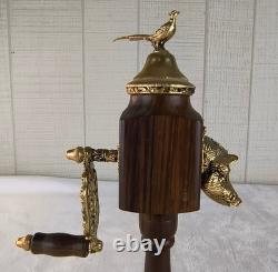 VTG Reuge Boars Head Pepper Grinder Music Box Lara's Theme Dr. Zhivago