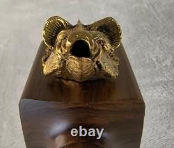 VTG Reuge Boars Head Pepper Grinder Music Box Lara's Theme Dr. Zhivago