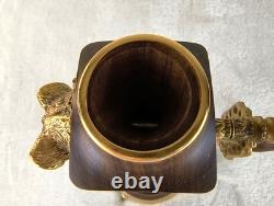 VTG Reuge Boars Head Pepper Grinder Music Box Lara's Theme Dr. Zhivago