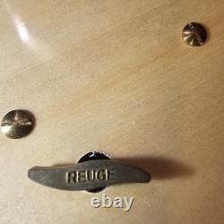 VTG Reuge Italian Handmade Wooden Music Box Sorentto Pink Heart Shaped Box EUC