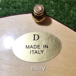 VTG Reuge Italian Handmade Wooden Music Box Sorentto Pink Heart Shaped Box EUC