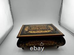 VTG Reuge Music Box Doctor Zhivago Lara's Theme Made In Italy Key Works Wood