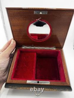 VTG Reuge Music Box Doctor Zhivago Lara's Theme Made In Italy Key Works Wood
