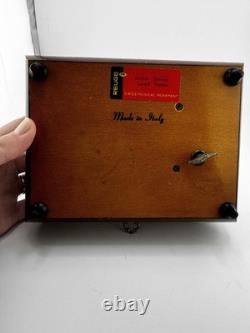 VTG Reuge Music Box Doctor Zhivago Lara's Theme Made In Italy Key Works Wood