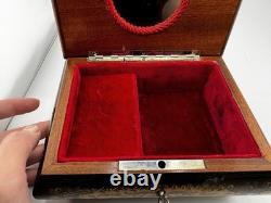VTG Reuge Music Box Doctor Zhivago Lara's Theme Made In Italy Key Works Wood