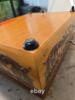 VTG Reuge Torna A Sorrento Swiss Musical Movement Jewelry Music Box Withkey