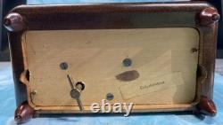 VTG Swiss Reuge Dancing Ballerina Cigarette Wooden Music Box Everything Works