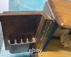 VTG Swiss Reuge Dancing Ballerina Cigarette Wooden Music Box Everything Works