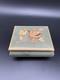 VTG Swiss Reuge Green Floral Wood Inlay Music Box Unchained Melody ITALY