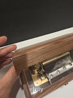 VTG Swiss Reuge Saint-Croix 976 ABCF 4/50 Wooden Music Box Tested Working (7)