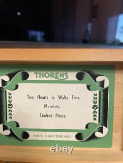 VTG Swiss Thorens Pre Reuge Music Box 36 Key 3 Song 36 KEYS