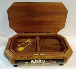 Vintage 18 Note REUGE Musical Jewelry Box NEW in Original Box with Dust Cover MG