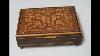 Vintage 1940 50s Wood Marquetry Music Box New Reuge Movement Plays My Heart Will Go On From Titanic