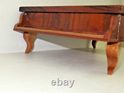 Vintage 1950's Italy REUGE Grand Piano Musical Jewelry Box Swiss Movement Unused Vintage 1950's Italy REUGE Grand Piano Musical Jewelry Box Swiss Movement Unused