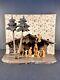 Vintage 1950s Reuge Manger Scene with Silent Night Music Box WORKS! MCM