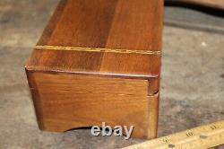 Vintage 1954 Reuge Switzerland Walnut Music Box Auberson 51 Note #941