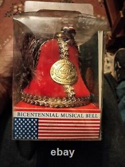 Vintage 1976 Reuge Swiss Bicentennial Musical Bell BATTLE HYMN OF THE REPUBLIC