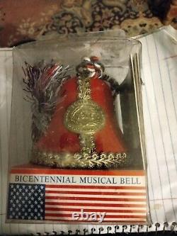 Vintage 1976 Reuge Swiss Bicentennial Musical Bell BATTLE HYMN OF THE REPUBLIC