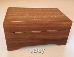 Vintage 36 Note Reuge Music Box Minuett In G