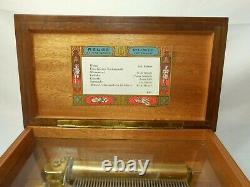 Vintage 6 Tune Reuge Swiss Music Box