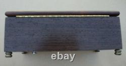 Vintage Angelo Rossoni Reuge Music Jewelry Box Somewhere Over The Rainbow Rare
