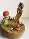 Vintage Anri Snow White Dopey music box Reuge Disney Someday My Prince Will Come