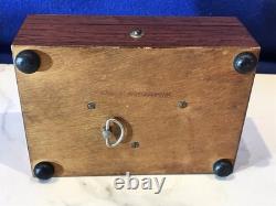 Vintage Antique Key Wind REUGE swiss cylinder music box, 2 Airs Song