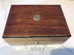 Vintage Antique Key Wind REUGE swiss cylinder music box, 2 Airs Song