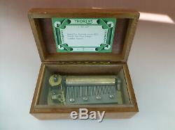 Vintage / Antique Swiss Thorens (Pre Reuge) Music Box 50Key 3Songs (See Video)