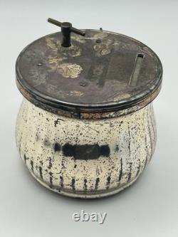 Vintage Art Deco Germany Lock Music Box Piggy Coin Drop Bank REUGE