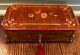 Vintage Beautiful Sorrento Reuge Swiss Wood Inlay Music Box-Guido Valse(3 parts)