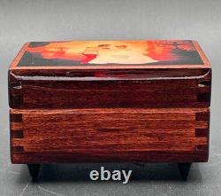 Vintage Disney Reuge Music Box Cinderella So This Is Love Wind Up Wooden Swiss