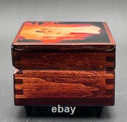 Vintage Disney Reuge Music Box Cinderella So This Is Love Wind Up Wooden Swiss