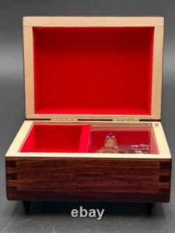 Vintage Disney Reuge Music Box Cinderella So This Is Love Wind Up Wooden Swiss