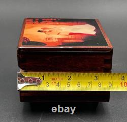 Vintage Disney Reuge Music Box Cinderella So This Is Love Wind Up Wooden Swiss