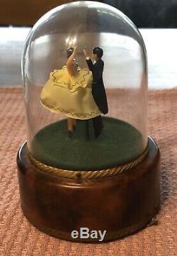 Vintage Dr Zhivago Reuge Dancing Love Couple Ballerina Music Box