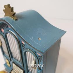 Vintage Erzgebirge German Music Box Angel Playing Organ Reuge Read Description