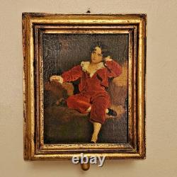 Vintage Gilt Italian Wall Pull-String Music Box withReuge Swiss Movement Vintage Gilt Italian Wall Pull-String Music Box withReuge Swiss Movement