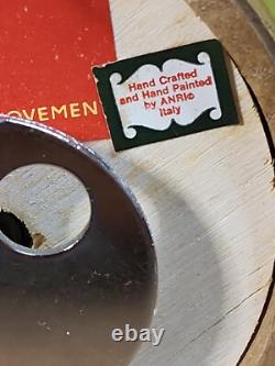 Vintage Hancrafted Anri Thorens REUGE Music Box made in Toriart Italy Dutch GIGI