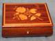 Vintage Handmade Wooden Trinket Jewelry Music Box Italy