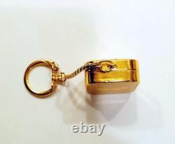 Vintage IBM Miniature Reuge Ste-Croix Music Box Key Fob Collectible